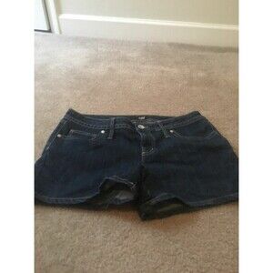 A.N.A. Women's Jean Mini Shorts Pockets Mid Rise Size 12 Blue